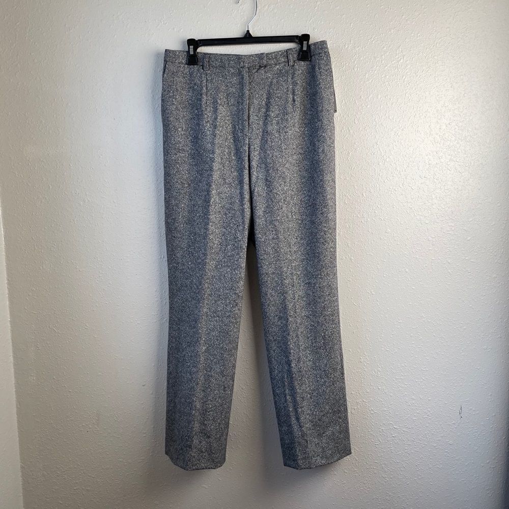 NWT Pendleton Gray Wool Slack Pants Size 10